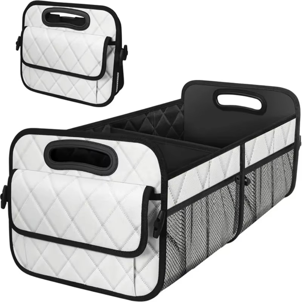 Car Trunk Organizer Foldable Storage Box - Caja de almacenamiento universal multifuncional para