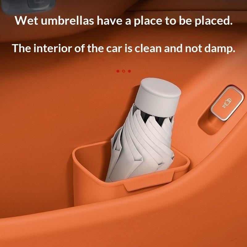 Waterproof Car Trash Can With Lid - Nuevo Portavasos de Silicona para Puerta