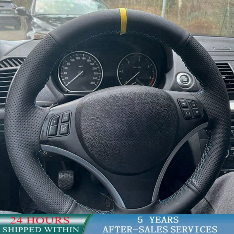 Car Steering Wheel Cover Anti Slip Breathable - Cubierta de volante de coche personalizada,