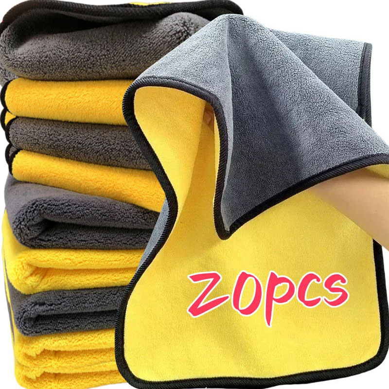 Microfiber Car Drying Towel Super Absorbent - Paños de microfibra gruesos de doble