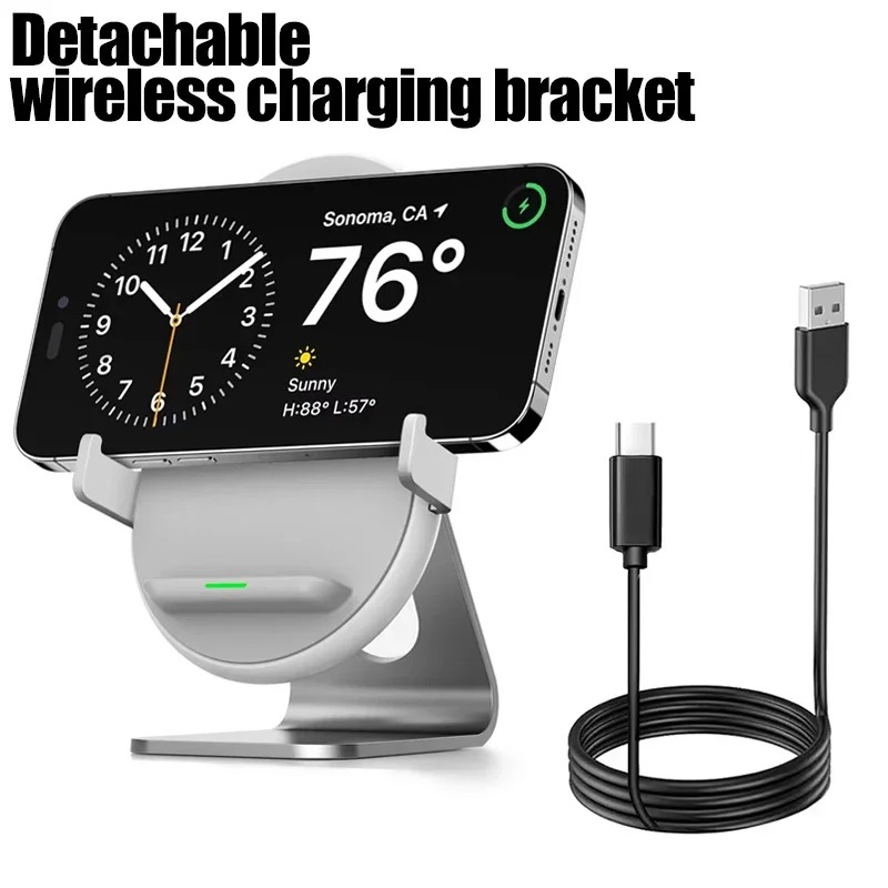 Wireless Car Charger Mount Fast Charging - Soporte de Carga Inalámbrico para Auto