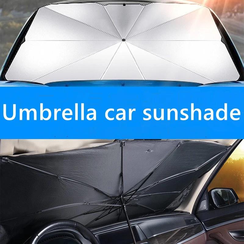 Parasol plegable multiusos y p - Car Sunshade Windshield Umbrella Foldable reseña y precio