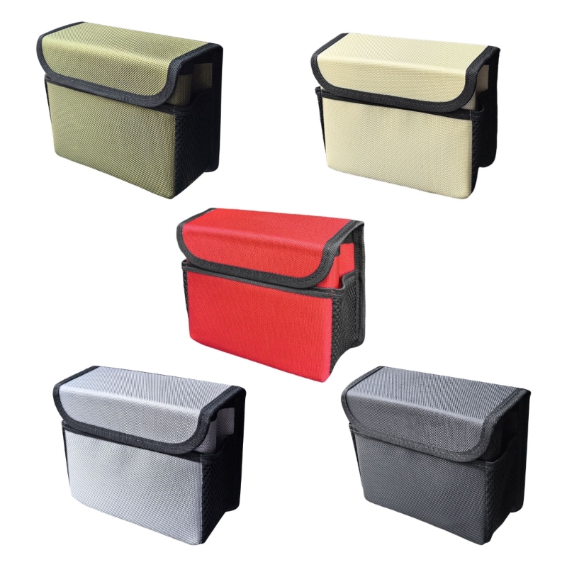Organizador para asiento trase - Waterproof Car Trash Can With Lid reseña y precio