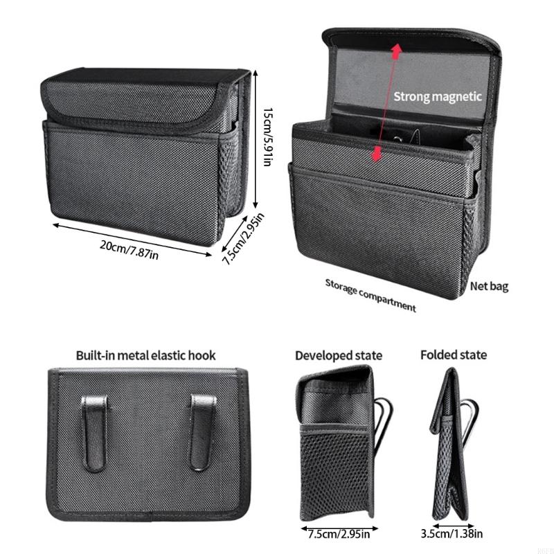 Organizador para asiento trase - Waterproof Car Trash Can With Lid reseña y precio