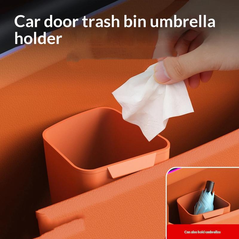 Nuevo Portavasos de Silicona p - Waterproof Car Trash Can With Lid reseña y precio