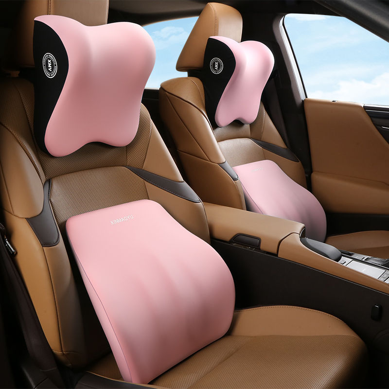 Cómoda cojín de asiento de coc - Memory Foam Car Neck Pillow Lumbar Support reseña y precio