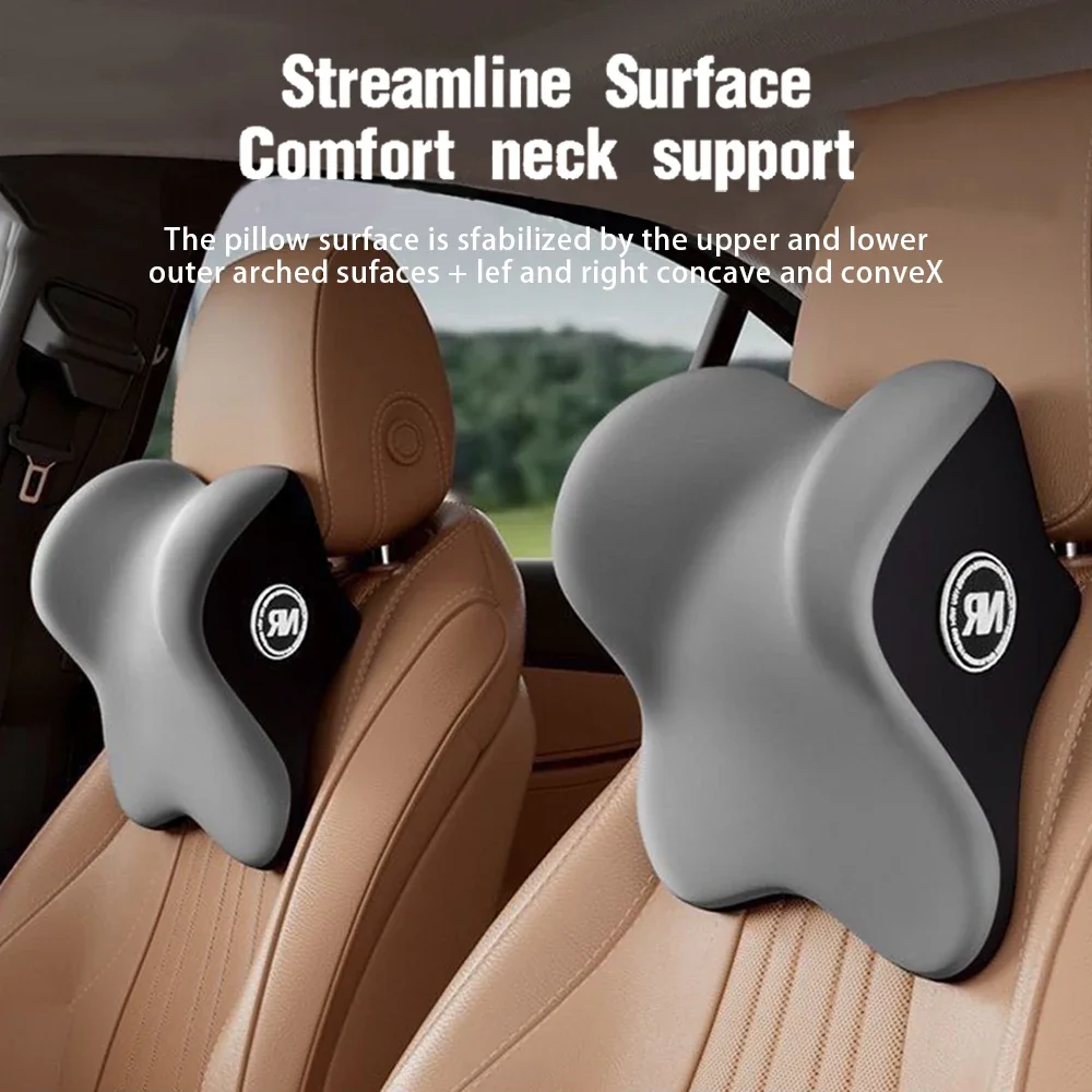 Cómoda cojín de asiento de coc - Memory Foam Car Neck Pillow Lumbar Support reseña y precio