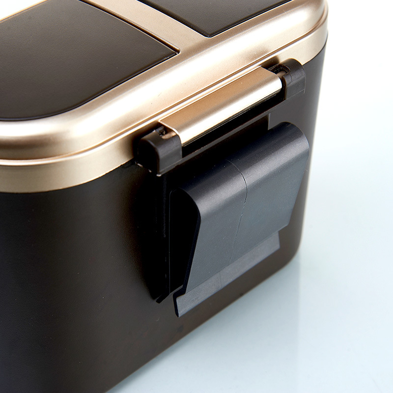Caja de almacenamiento de plás - Waterproof Car Trash Can With Lid reseña y precio