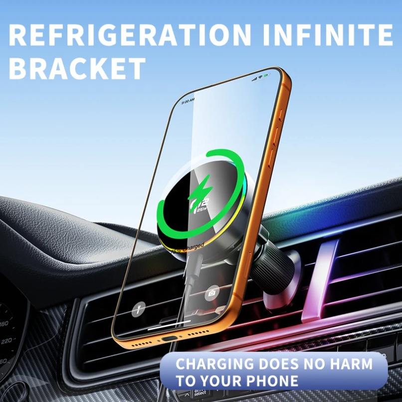 Cargador Magnético Inalámbrico - Wireless Car Charger Mount Fast Charging reseña y precio