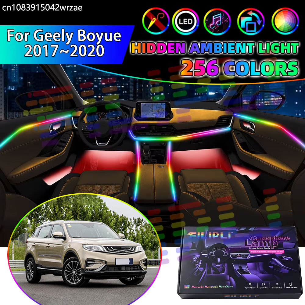 Para Geely Boyue 2017~2020 NL- - Led Ambient Interior Car Lights App Control reseña y precio