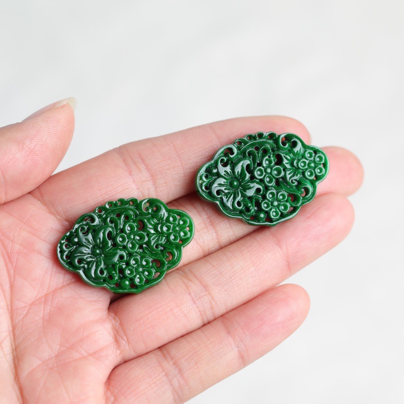 2 piezas de jade natural, cian - Car Care reseña y precio