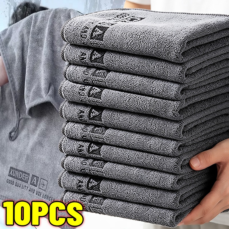 10/1PCS Paños de microfibra de - Microfiber Car Drying Towel Super Absorbent reseña y precio