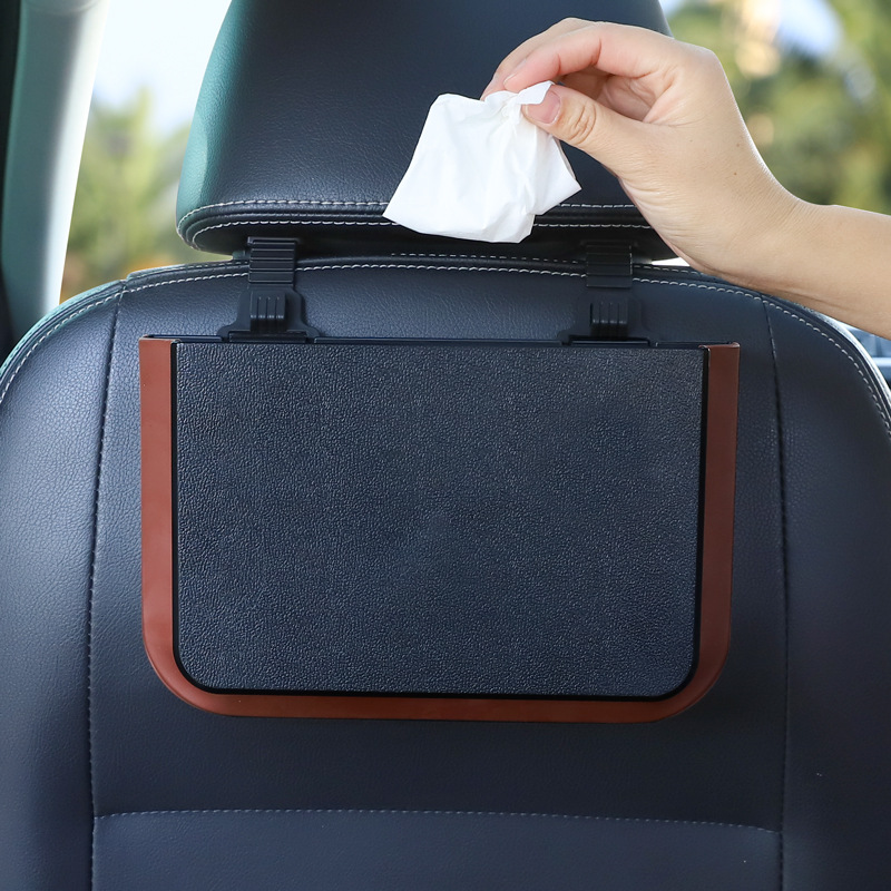 Cubo de basura colgante para c - Waterproof Car Trash Can With Lid reseña y precio